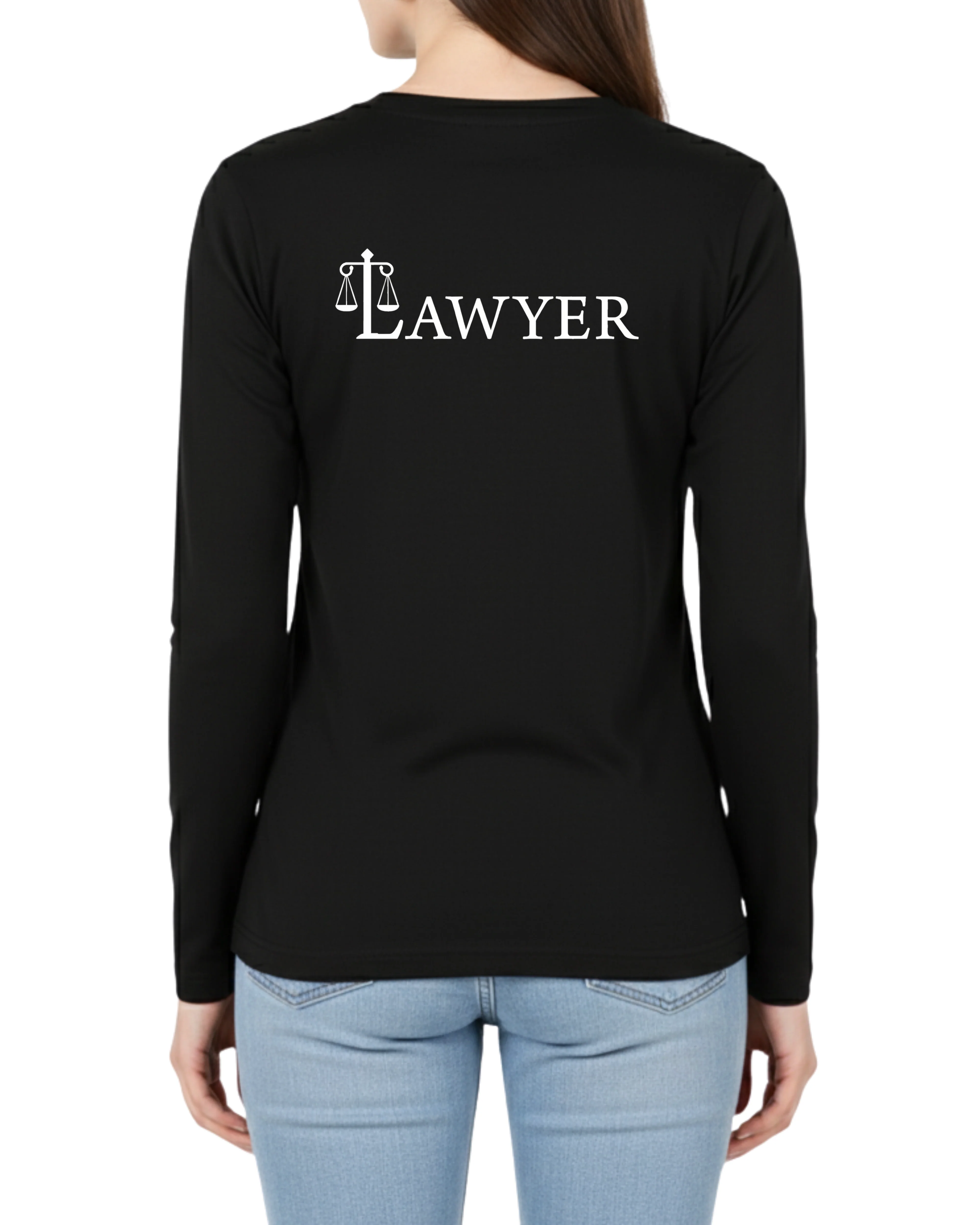 Black Printed Full Sleeves Tee – Jersey Fabric, Classic Fit, Everyday Comfort (Code 4331) - Image 2