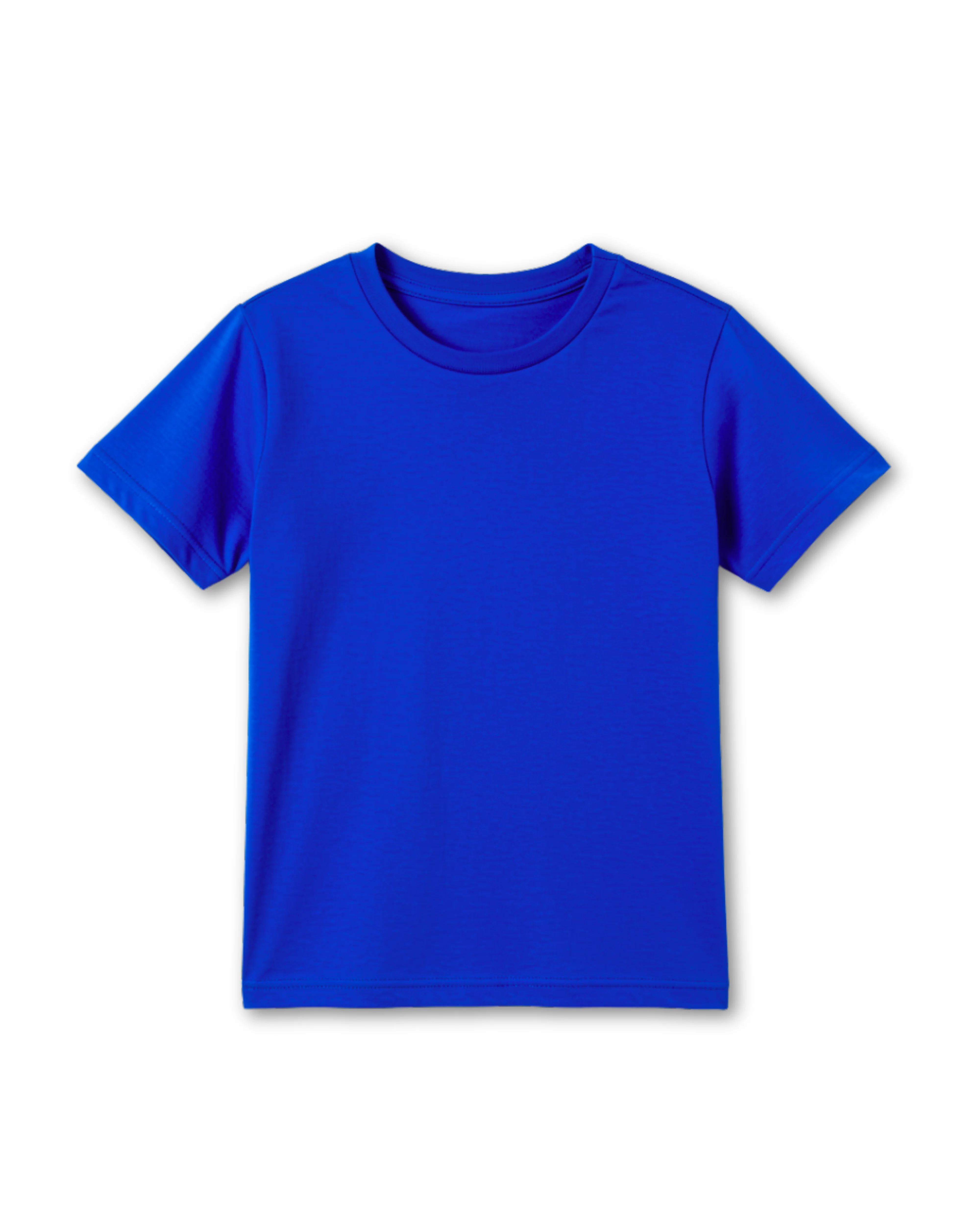 Premium Boys Royal Blue Cotton Jersey T-Shirt (Code 3255) - Image 2