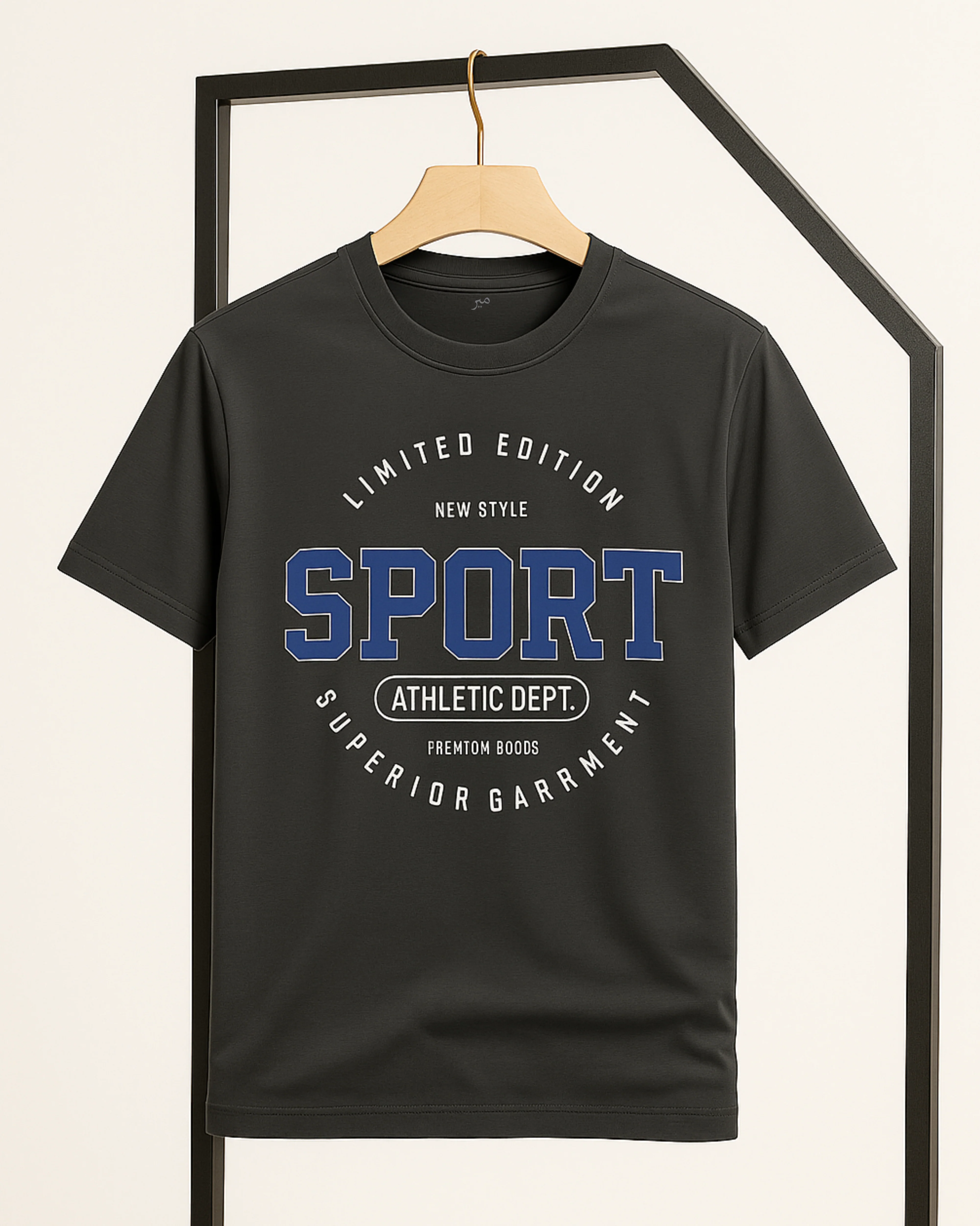 Premium Sports Printed T-Shirt/Tee for Men – Cotton Jersey Fabric (Code 3284) - Image 2