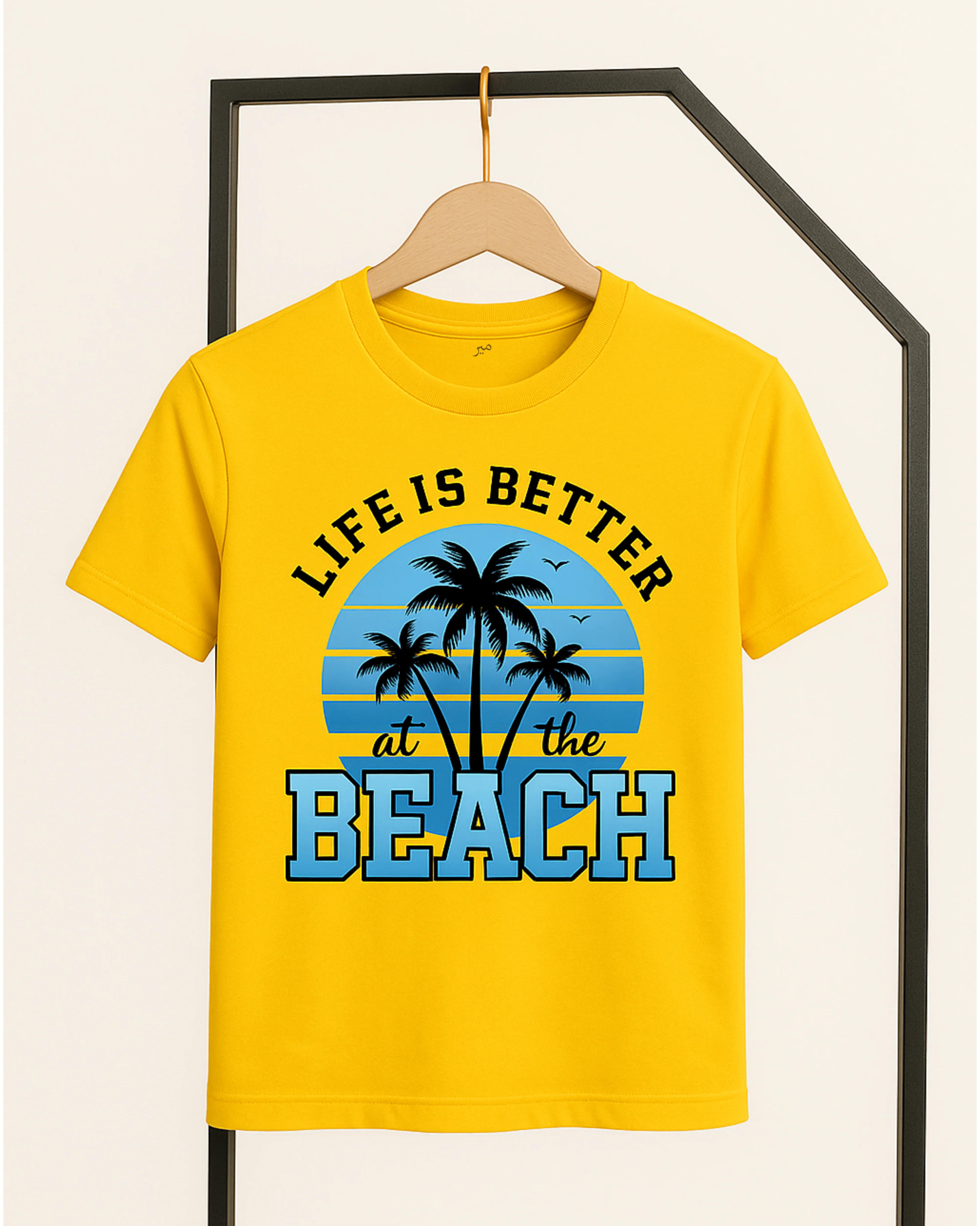 Premium Life Printed T-Shirt – Cotton Jersey Fabric (Code 3286) - Image 2