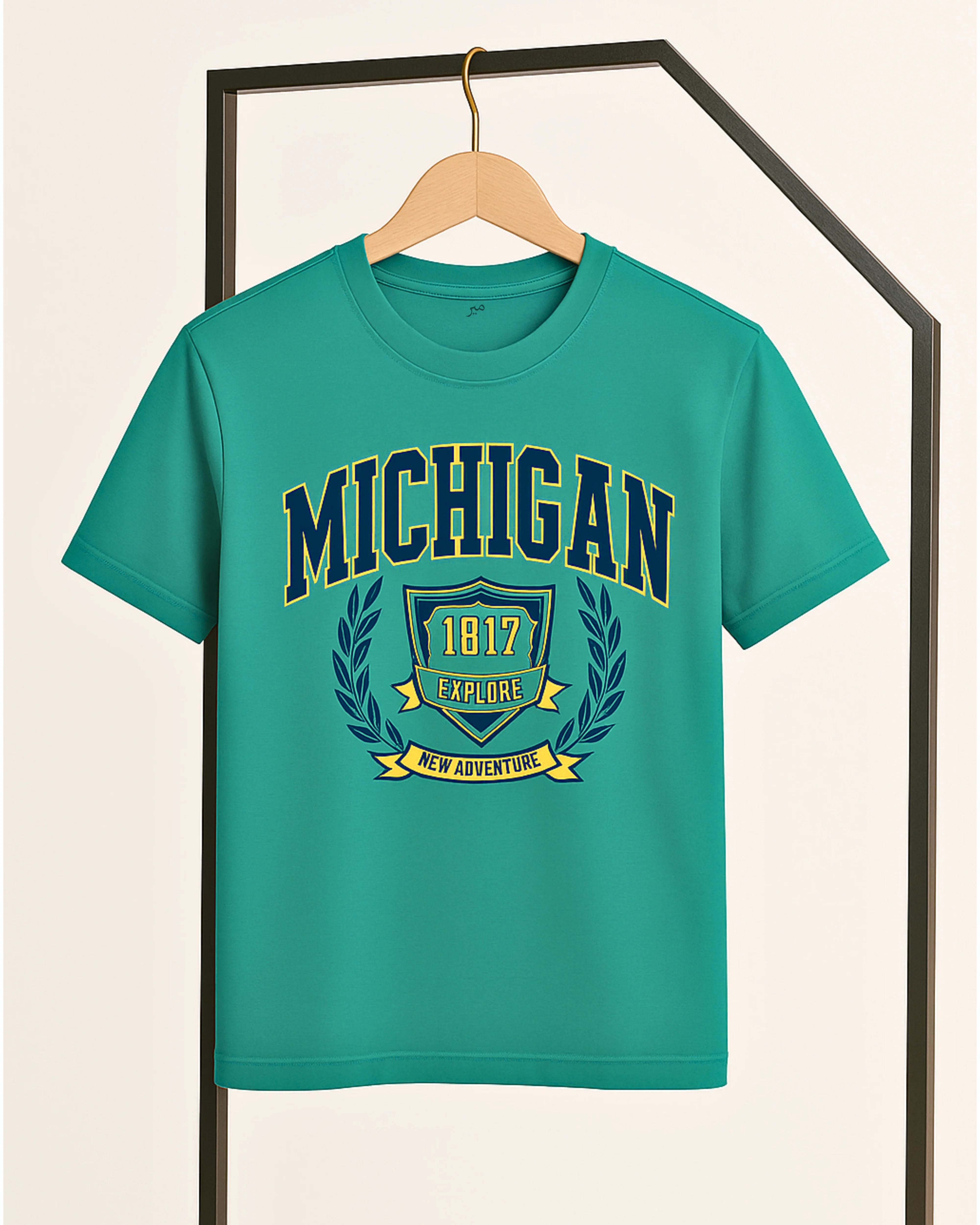 Premium Sports Printed T-Shirt/Tee for Men – Cotton Jersey Fabric (Code 3291) - Image 2