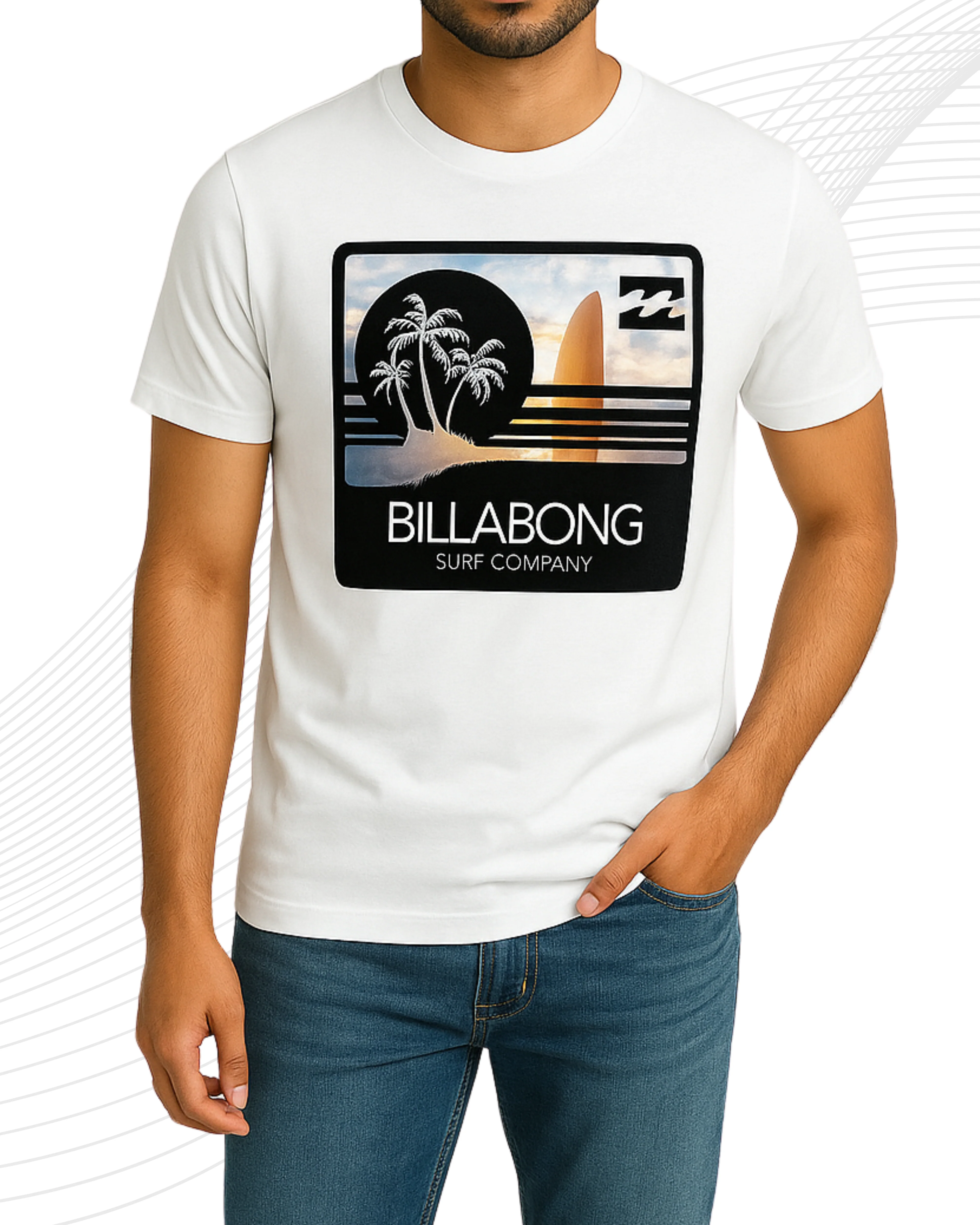 Premium Sports Printed T-Shirt/Tee for Men β Cotton Jersey Fabric (Code 3292)