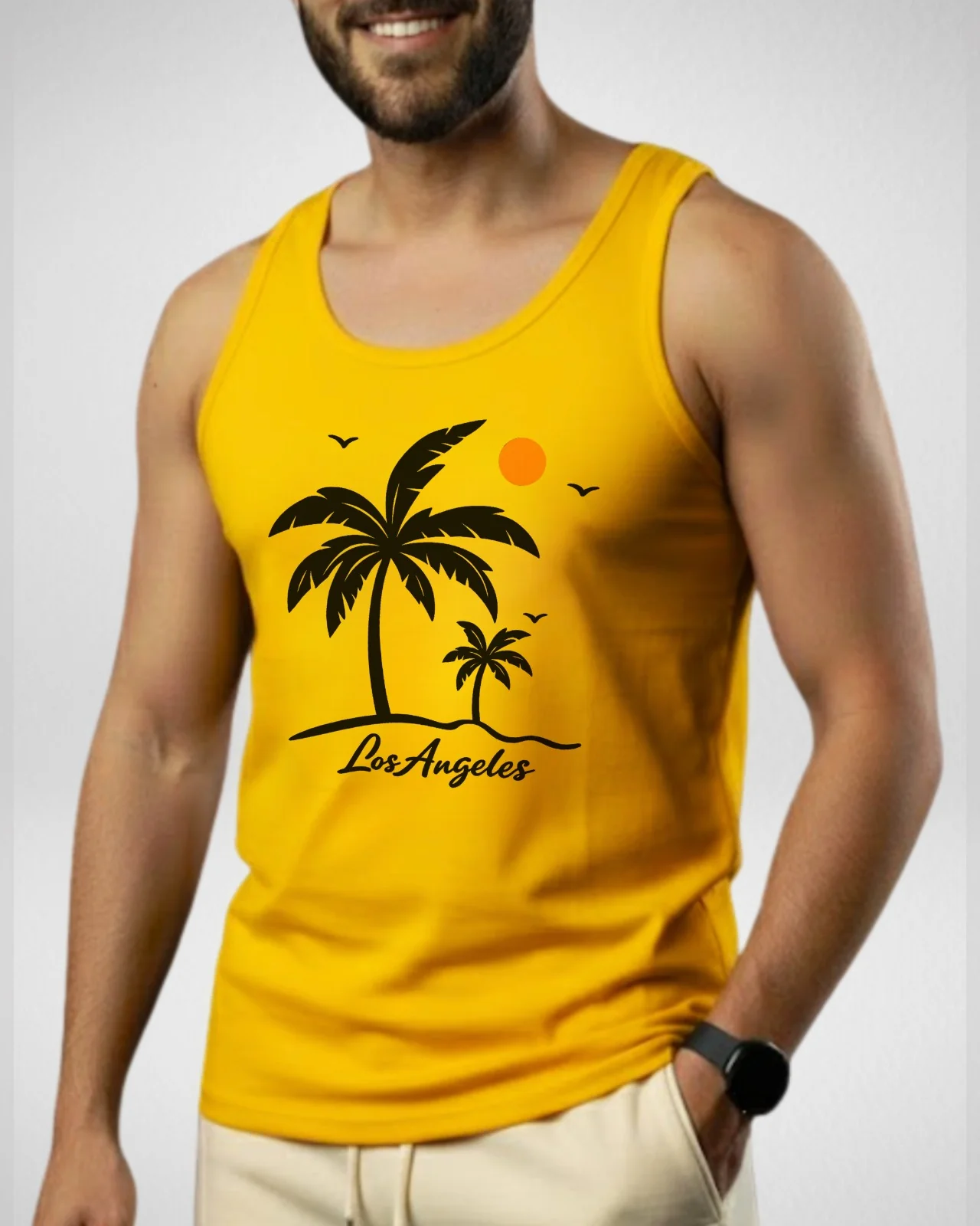 Yellow Sandos FreeStyle Printed– Premium Quality & Comfortable Wear (Code 4737)